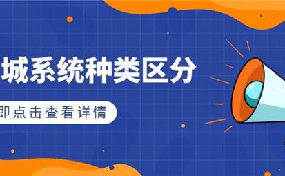 網(wǎng)上商城系統(tǒng)的區(qū)別有哪些？